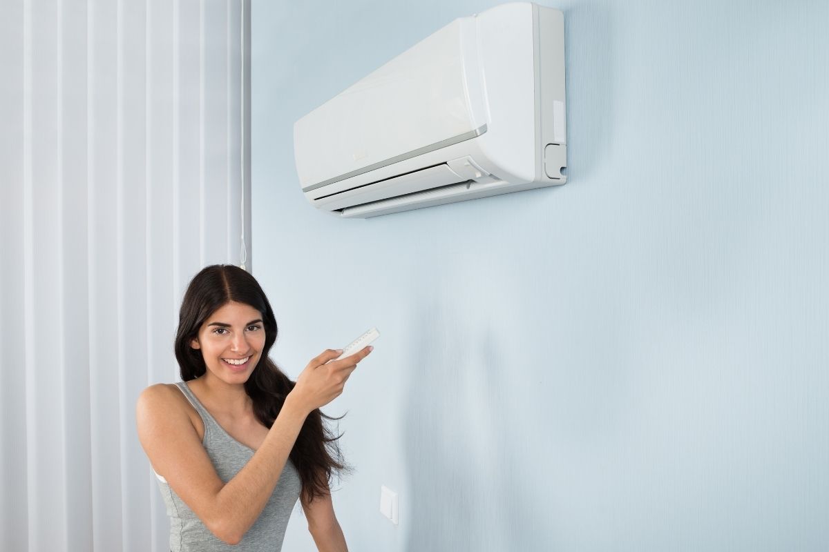 airconditioning binnenshuis